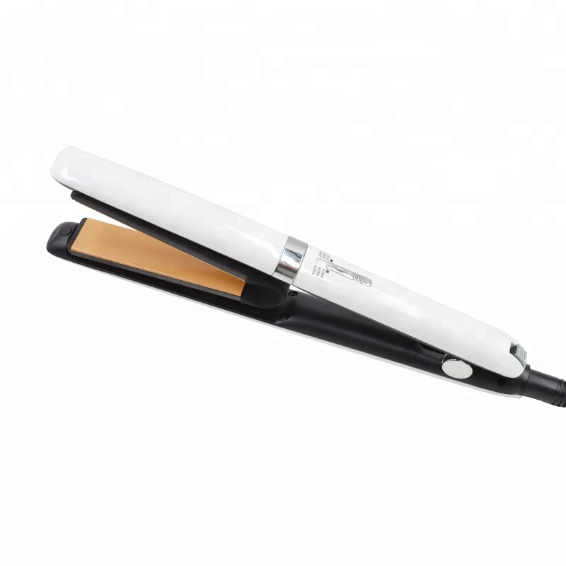 Hot selling dual voltage V Shaped Titanium Hair Straightener for home & salon use for sale