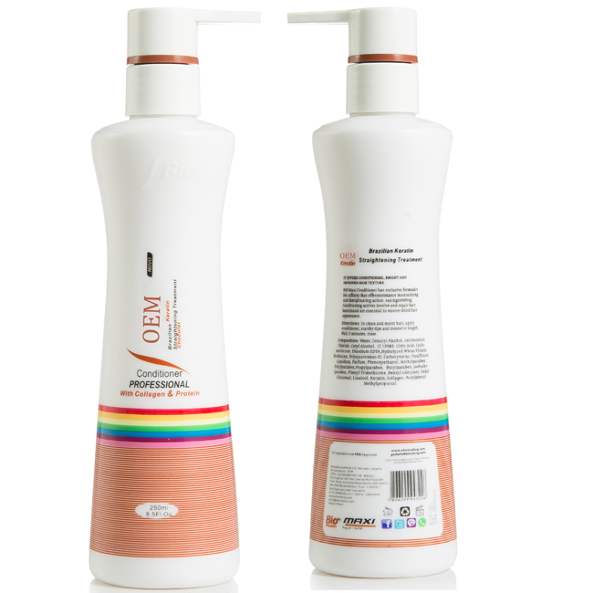 Best Bio Brazilian Straightening Treatment Keratin Hair Repair Cream Collagen Conditioning Moisturizing Conditioner for sale