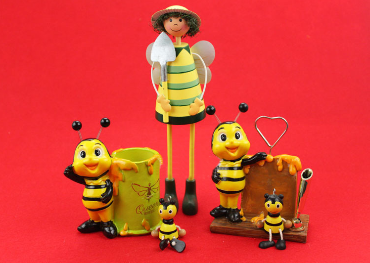 Happy Bee decoration Gift for honey beeswax store promotion for sale