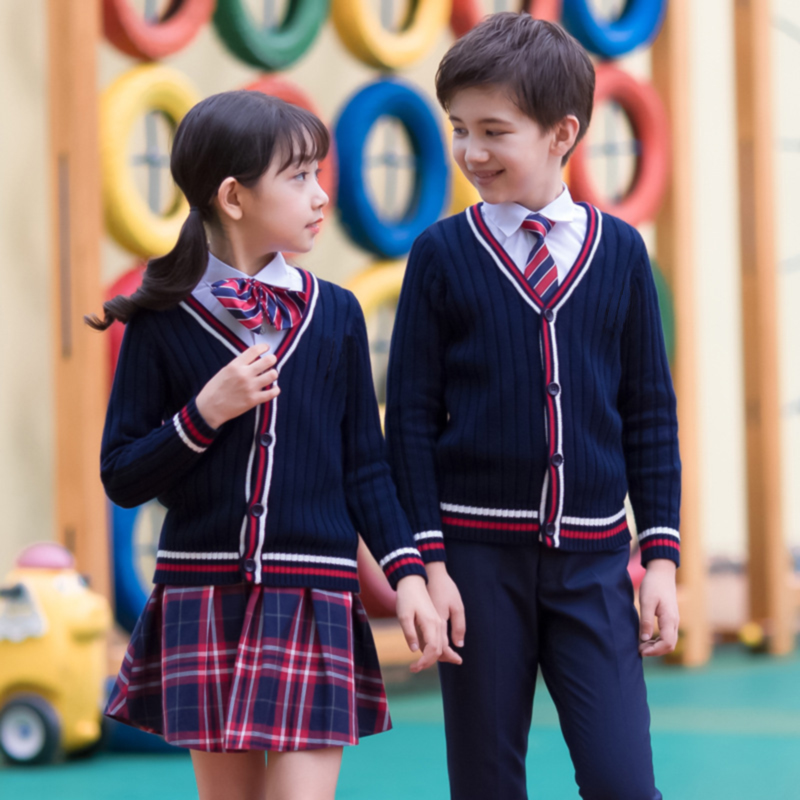 Boys and girls kindergarten school uniform school uniform children's class uniforms for children for sale