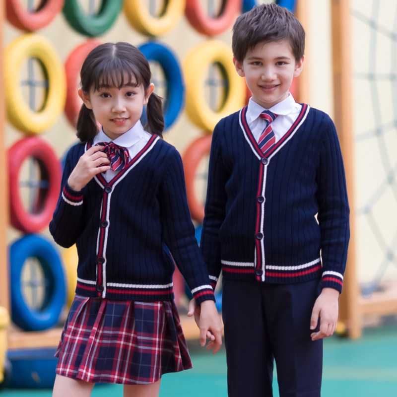 Boys and girls kindergarten school uniform school uniform children's class uniforms for children for sale