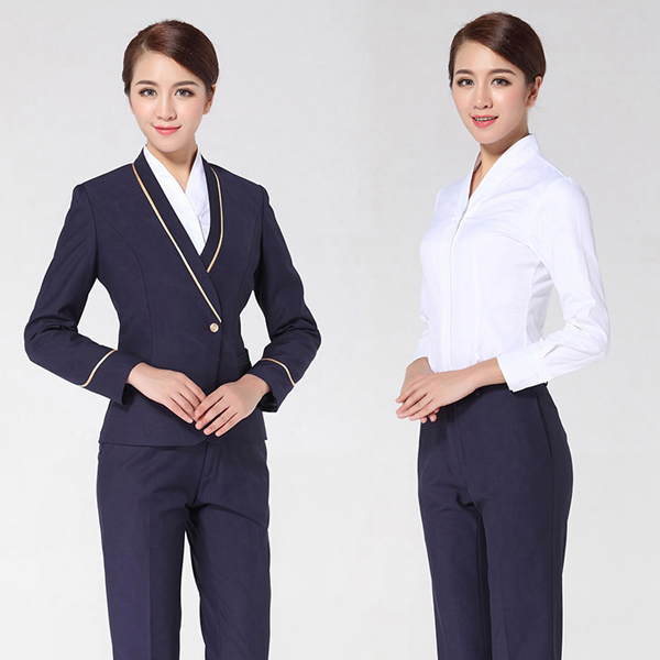 Stewardess uniform business suit hotel uniform manager workwear custom for sale