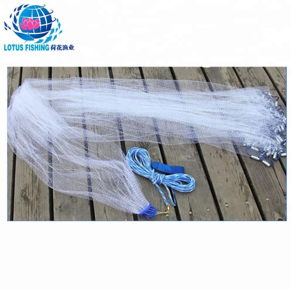 nylon pe american cast net fishing net for sale