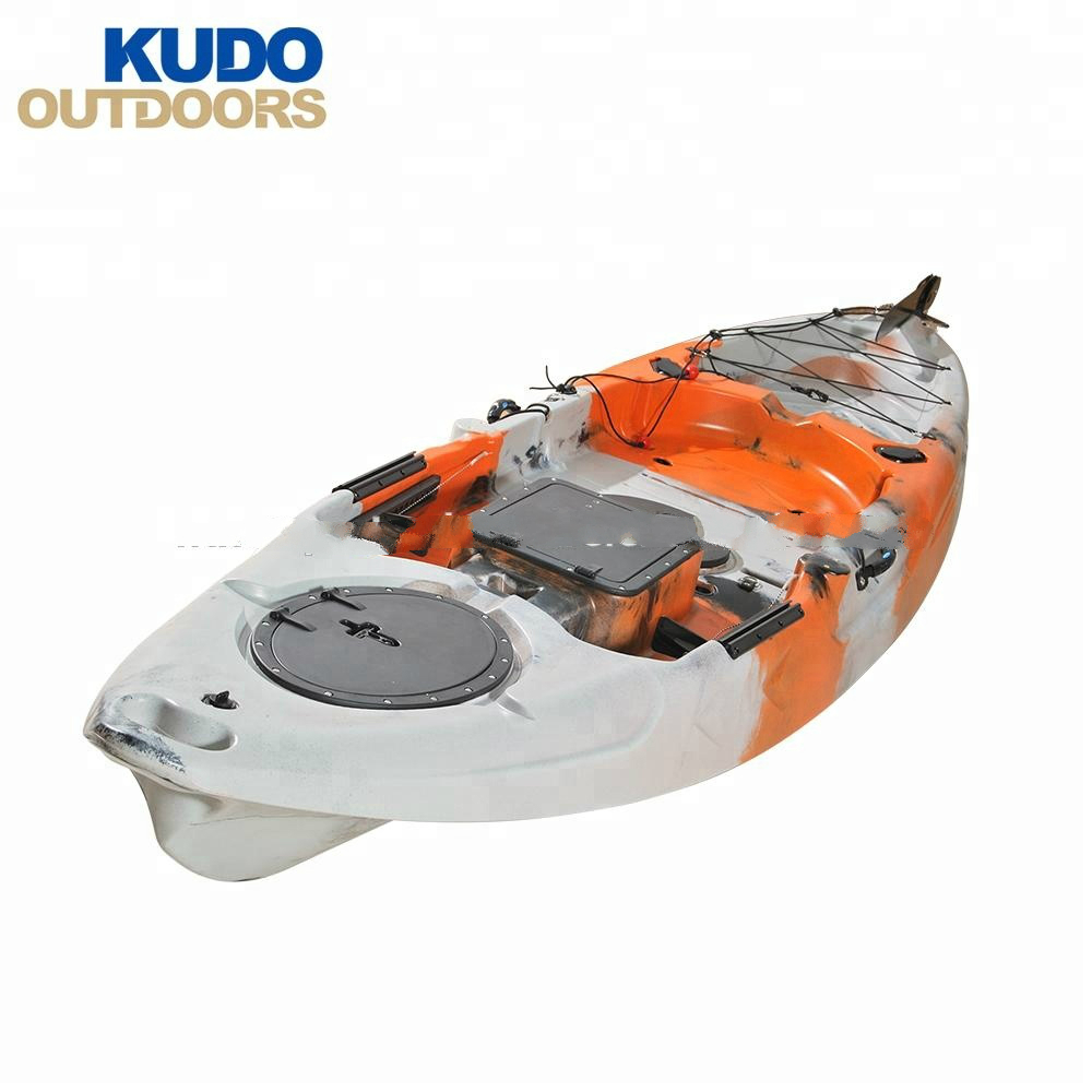 2018 New Style High Quality Single Sit On Top Plastic Fishing Kayak for sale