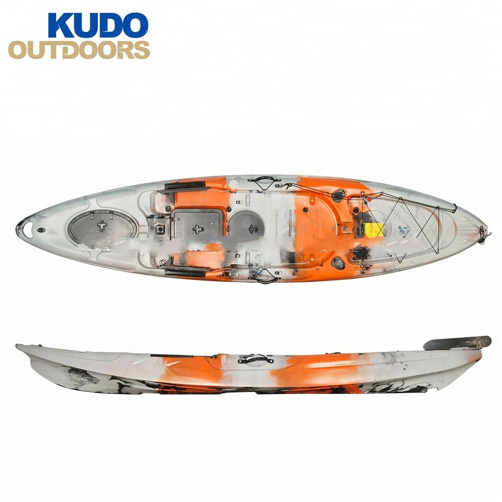 2018 New Style High Quality Single Sit On Top Plastic Fishing Kayak for sale