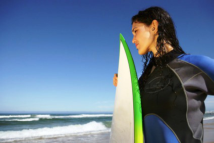 3.0mm Neoprene Wetsuit , Short Sleeve Surfing Suit for sale