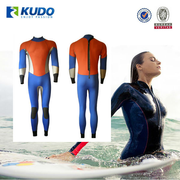 3.0mm Neoprene Wetsuit , Short Sleeve Surfing Suit for sale