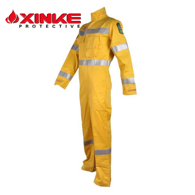 Xinke fireman uniforms used cotton flame retardant fabric