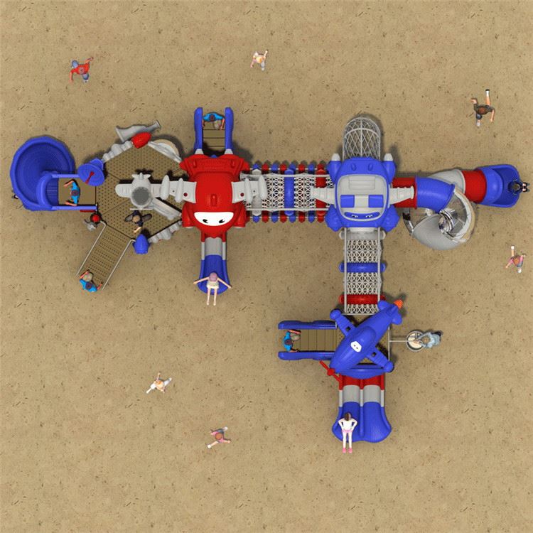 YG-00101 favorable price safety amusing children's outdoor adventure playground equipment for sale