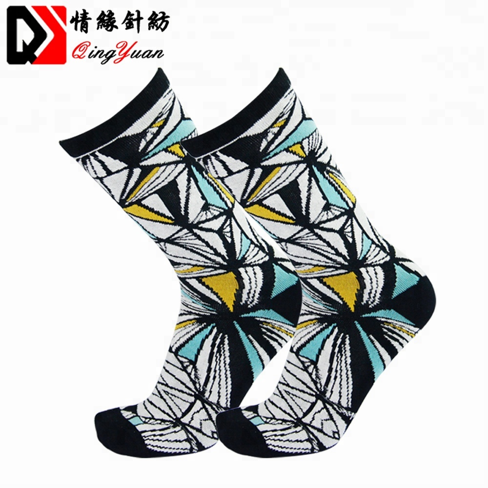 Wholesale Custom Design Men Top Quality Combed Cotton Elite men dress crew socks for sale