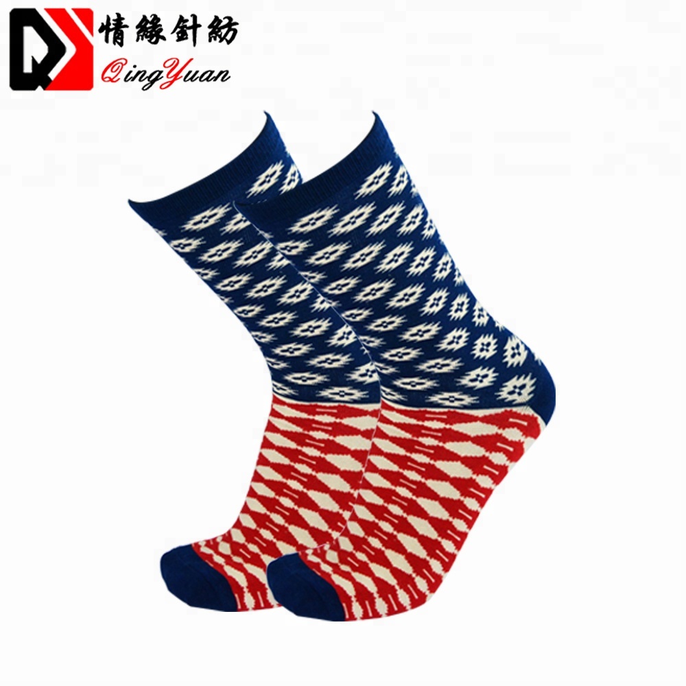 Wholesale Custom Design Men Top Quality Combed Cotton Elite men dress crew socks for sale
