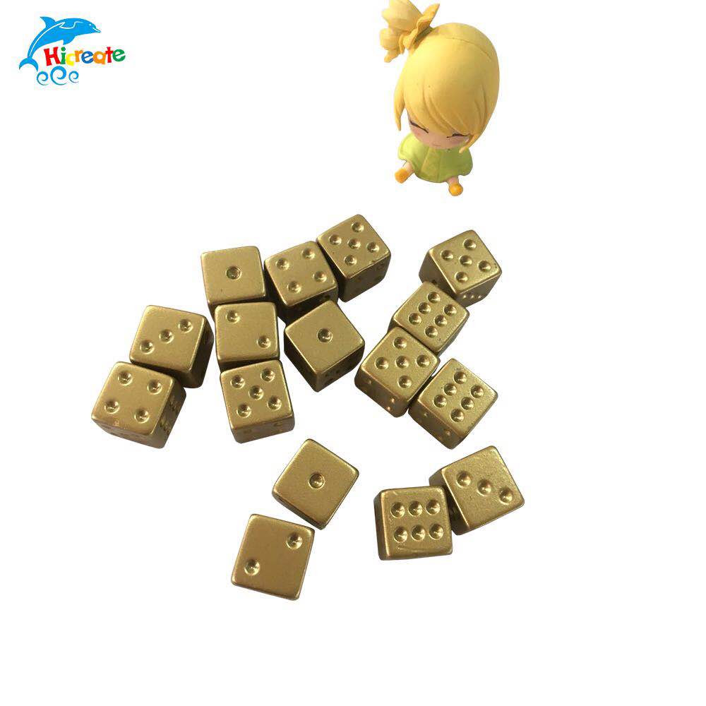 custom high quality metal game dice metal gaming dice for sale