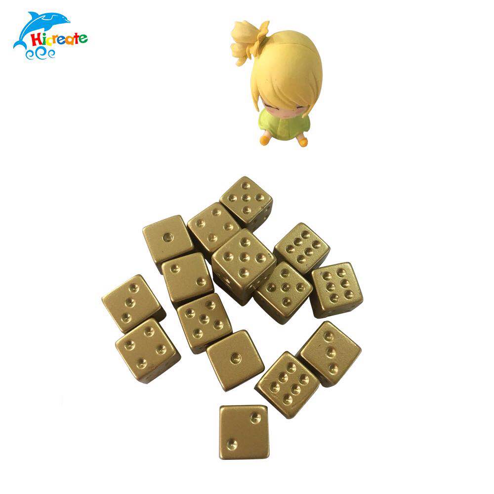 custom high quality metal game dice metal gaming dice for sale