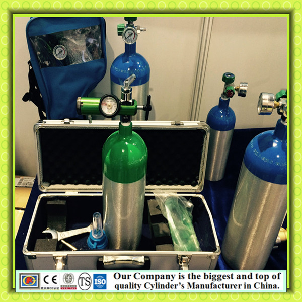 KJ factory direct sell O2 medical aluminum cylinder for hospital use