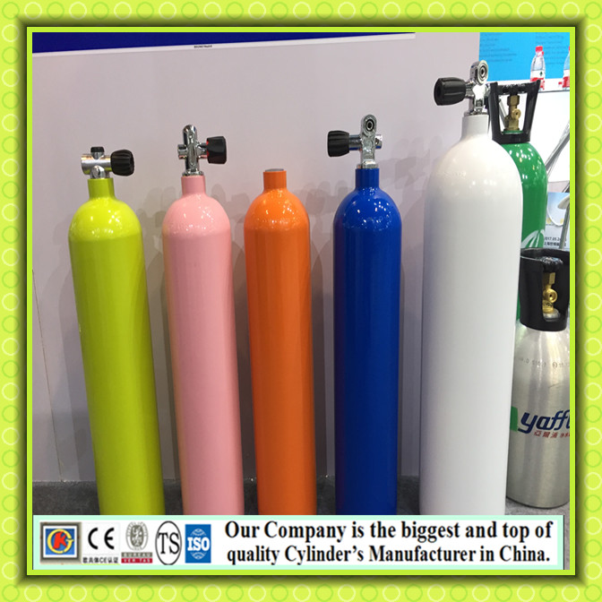 KJ factory direct sell aluminium diving 11L 12L 7L  scuba cylinder tank with 200bar best price