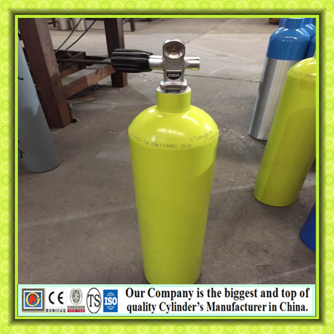 KJ factory direct sell aluminium diving 11L 12L 7L  scuba cylinder tank with 200bar best price