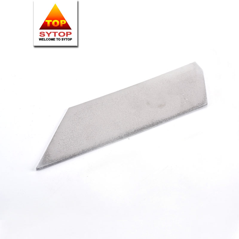 Custom size viscose staple for cutting fiber cutter blade