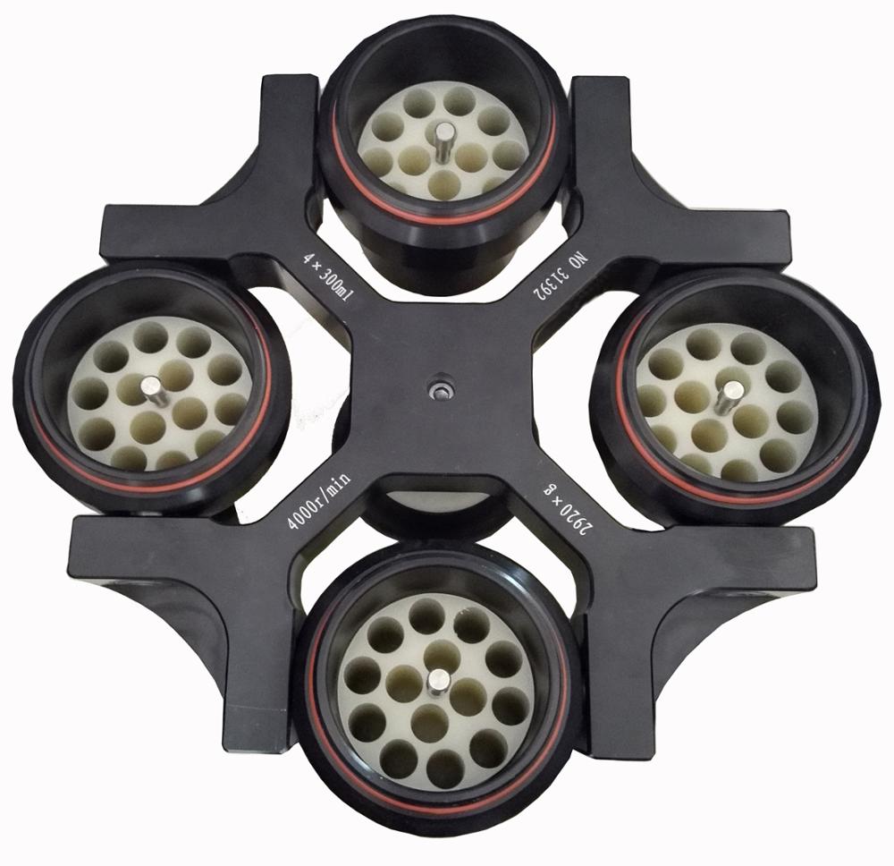 Swing out rotor max 4 bucketx300ml laboratory centrifuge for 4x24x5ml /7ml/10ml blood collection tube for sale