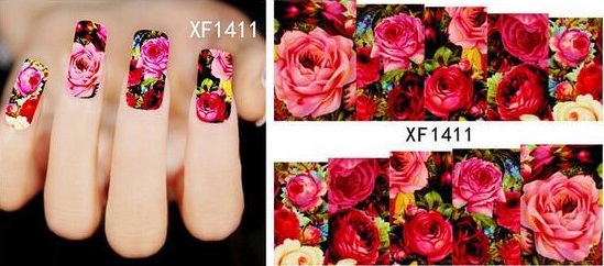 WTER-SK Factory direct sales excellent quality watermark nail sticker cat pattern