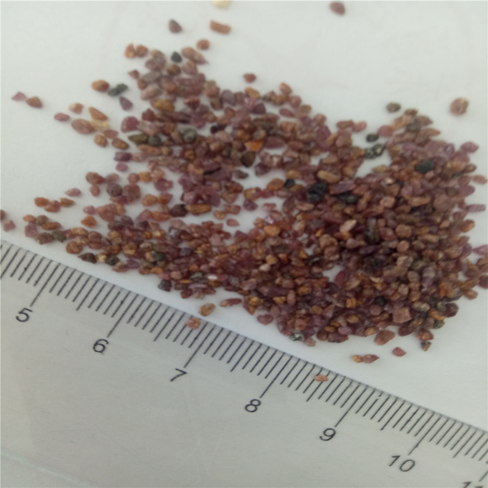 High density brown garnet sand 20 40 mesh for sale