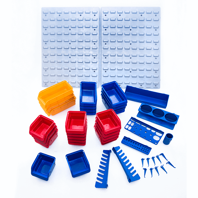 high quality wall mounted plastic storage tool box set for sale