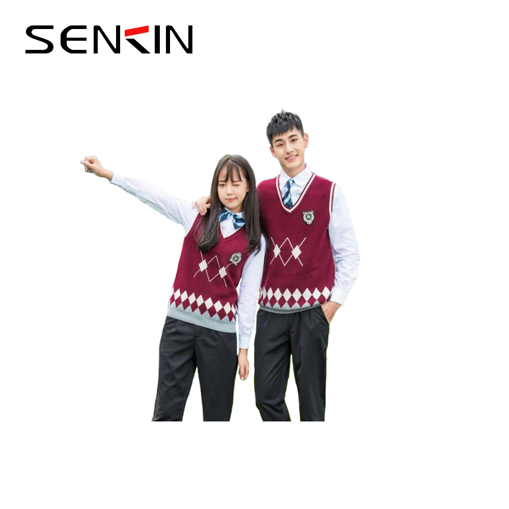 International High School uniform Sweater Vest Design on Sale