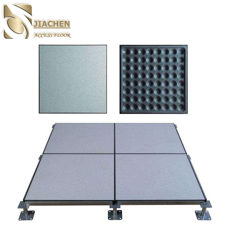 Cement infilled Steel Anti-static Raised Floor 600*600*35mm for sale