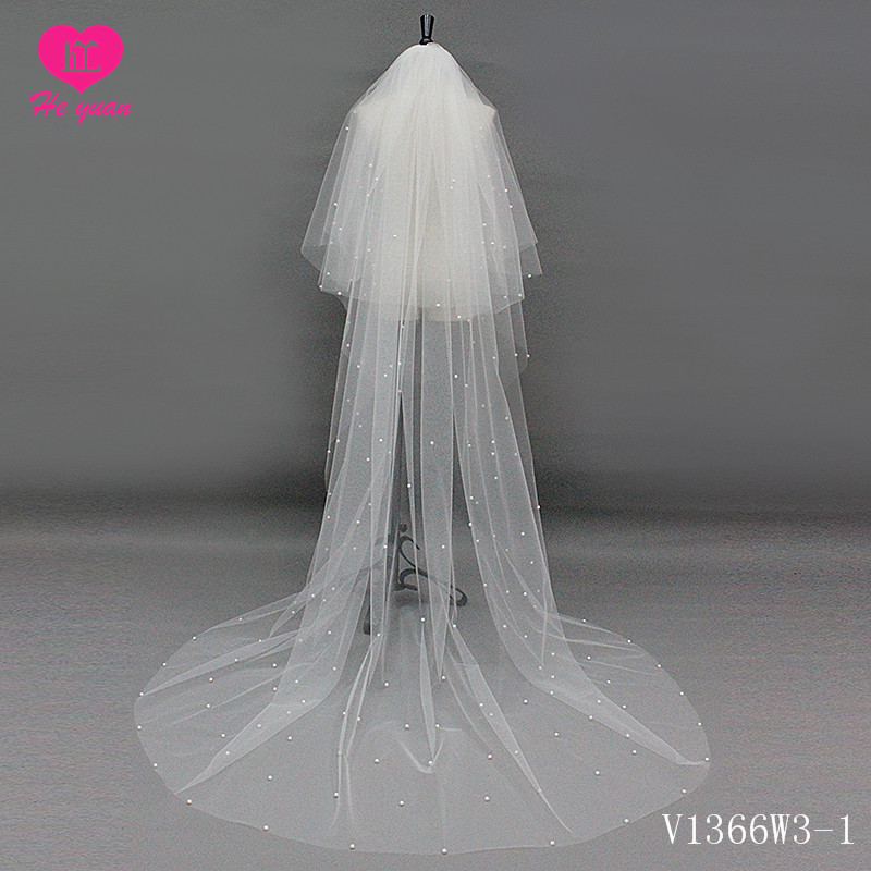 V1366W3-1 New Design Elegant Bridal Veil for Wedding Party on Sale