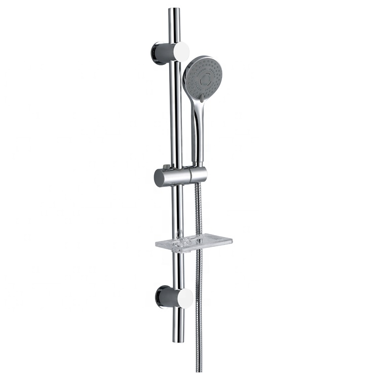 SUS304 Shower Sliding Bar With Hand Shower Head Bathroom Tap Shower Hose Set for sale