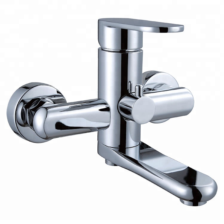 Modern Brass Bathroom Shower Faucet Wall Mounted Shower Faucet Bathroom Sanitary Ware for sale