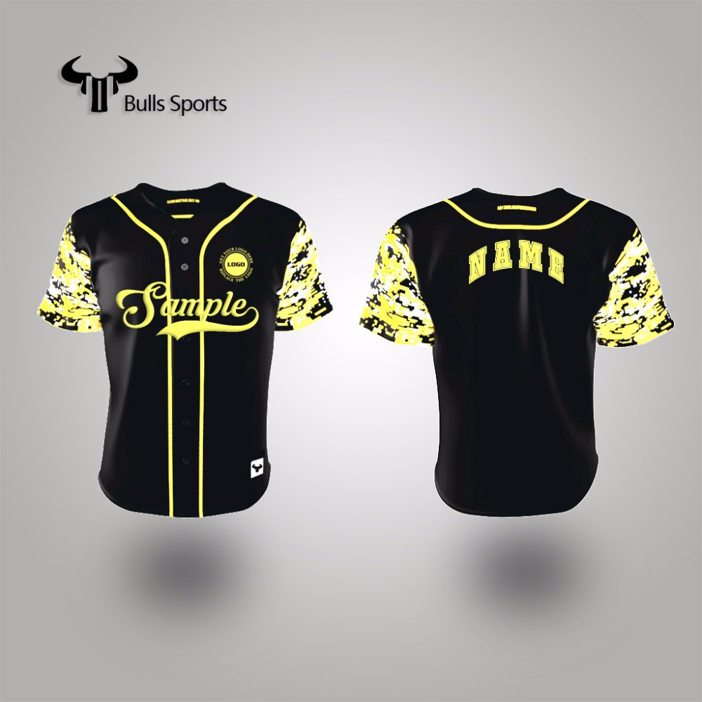 2017 custom sublimation colorful baseball jersey shirt for sale