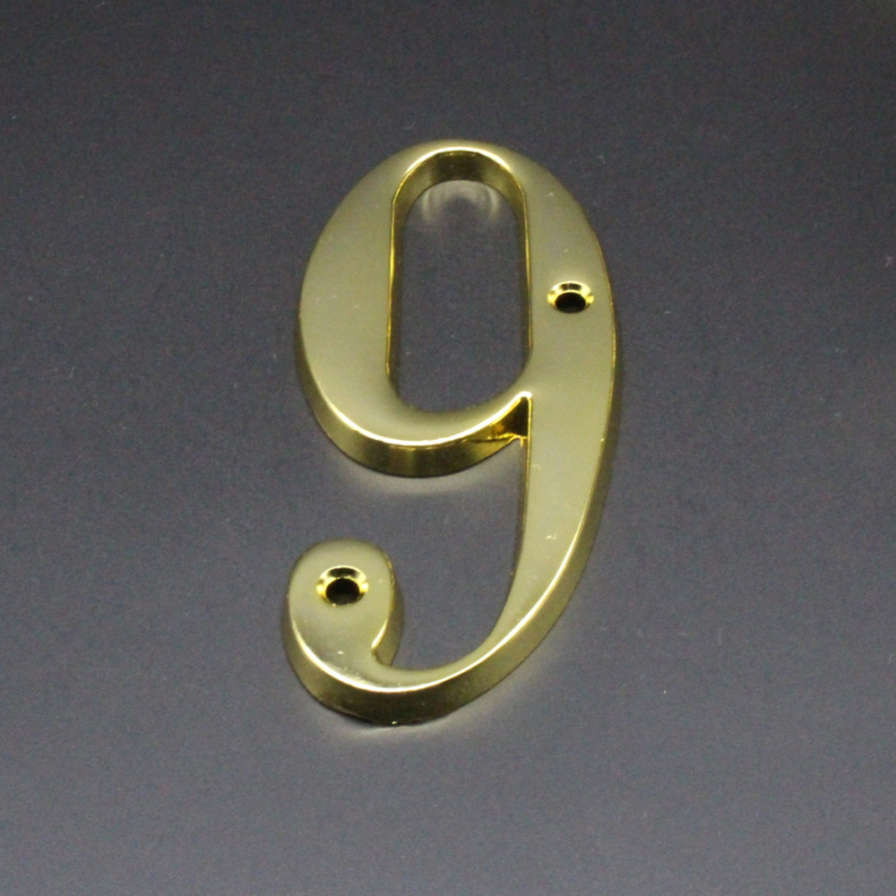 Gold Hotel Room Number Small Metal Numbers Apartment Door Number for sale