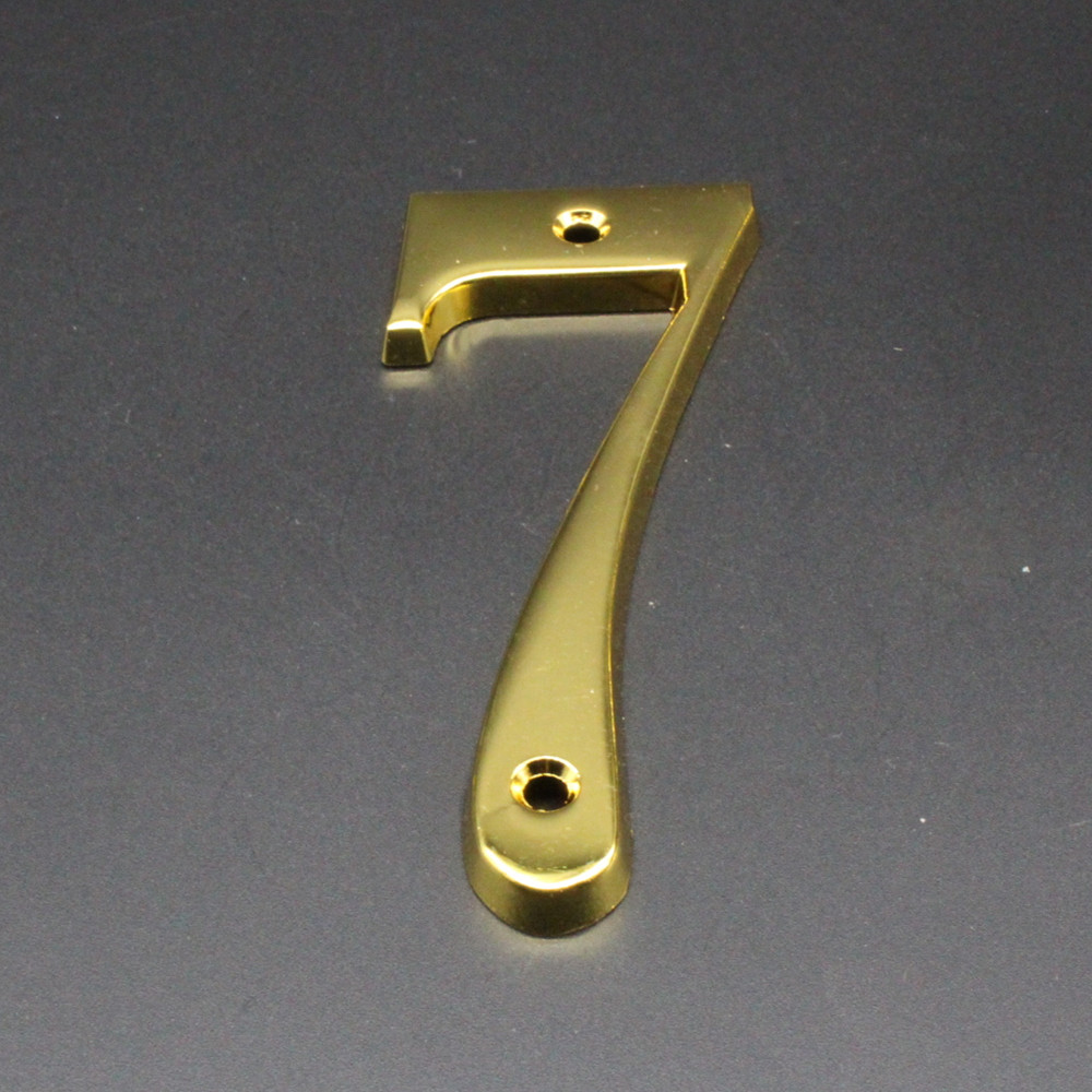 Gold Hotel Room Number Small Metal Numbers Apartment Door Number for sale