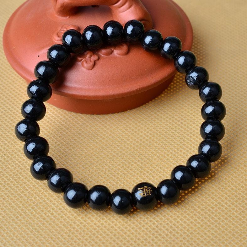 Queena Wholesale Natural Sandalwood Buddhist Meditation Prayer 8mm Beads Bracelet for sale