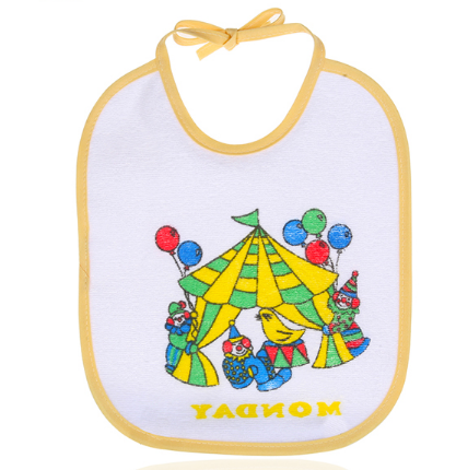 BBMXT OEM Acceptable Fancy Circus Style Baby Bibs for Baby care cleaning for sale