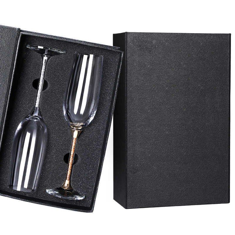Gift package Wedding Crystal 200ml Champagne glass Flute Crystal champagne glass for sale