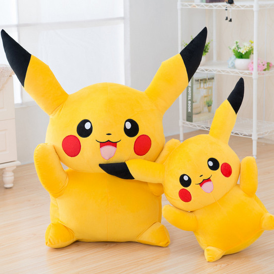 boys and girls pikachu plush toys pokemon kids dolls wholesale soft doll for sale