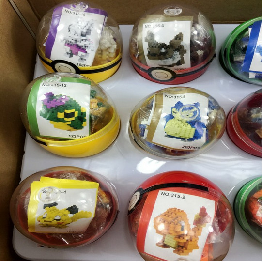 Pokemon Go Team Valor Mystic Building Blocks Figures Toy Set Pokeball for sale