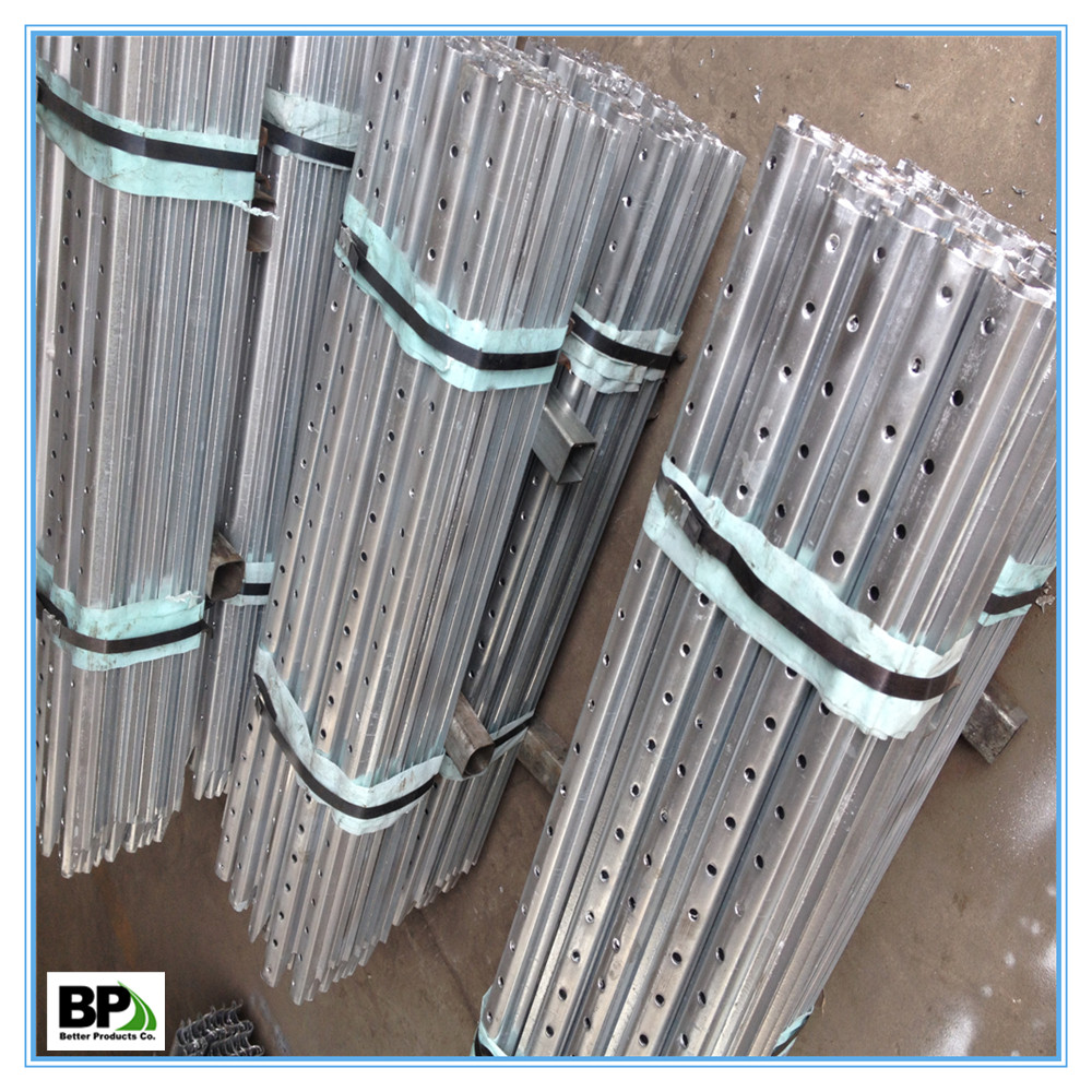 Outdoor Metal Steel Square Sign Posts for Road Safety