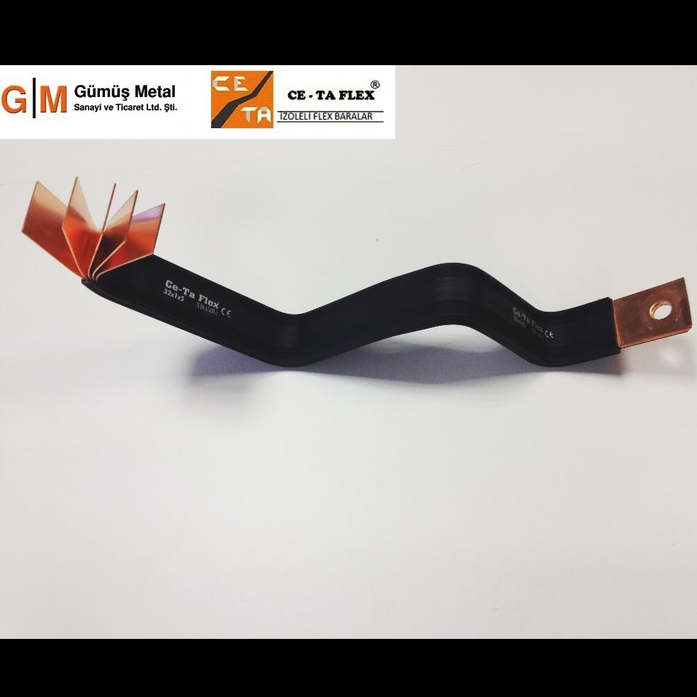 Manufacturer Flexible Insulated Copper Busbar Low Price Electrical Connector High Conductivity Fire Resistant