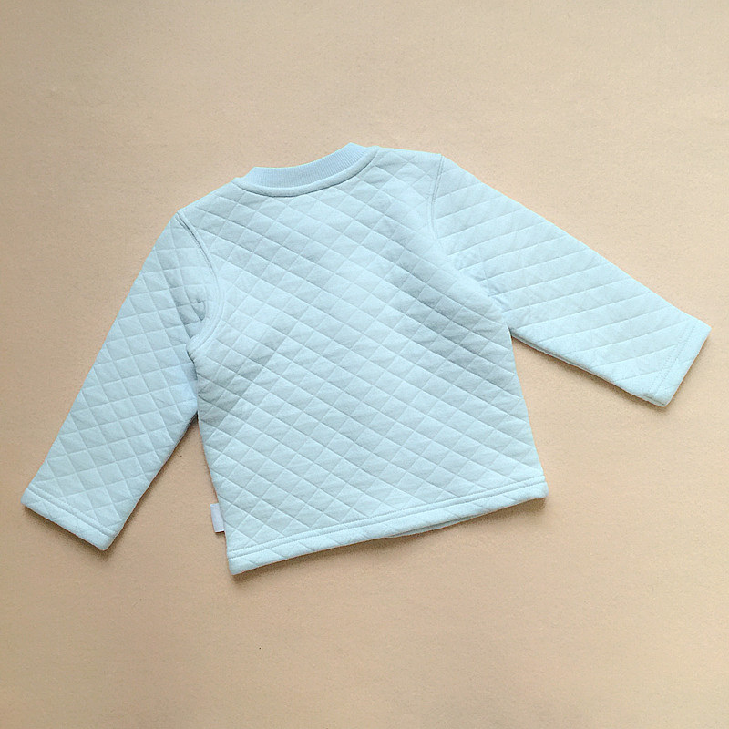 LT-1089 100% cotton baby quilted top with patch pocket for sale