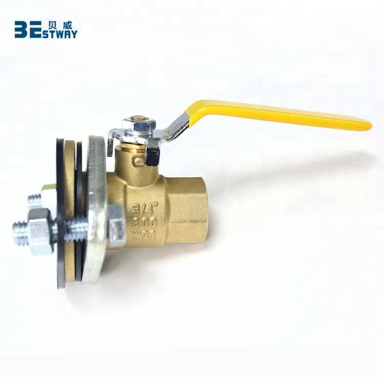 BW-B12-R BWVA Standard ASTM rotary flange ball valve for pump