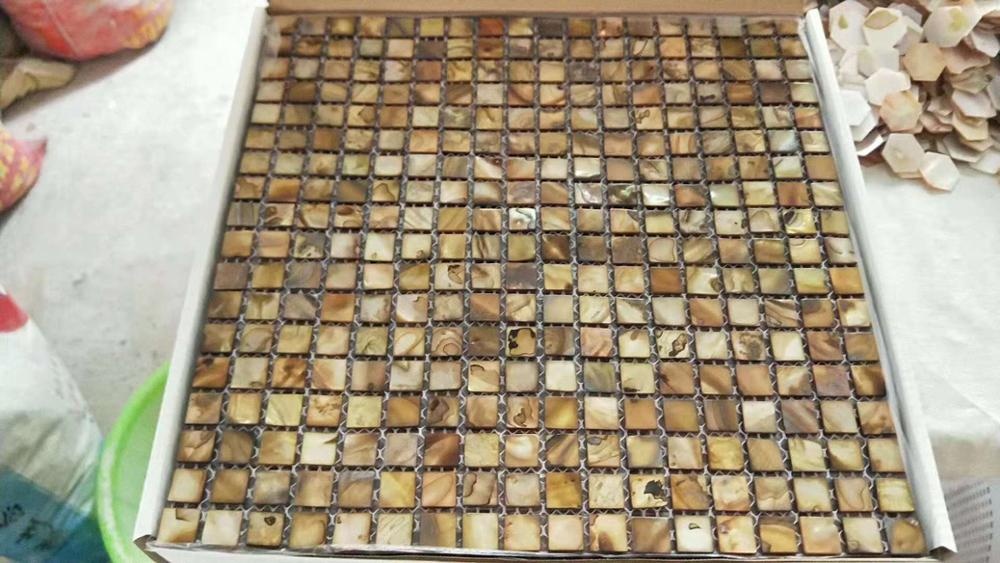 2018 popular glass mosaics shell mosaic for sale
