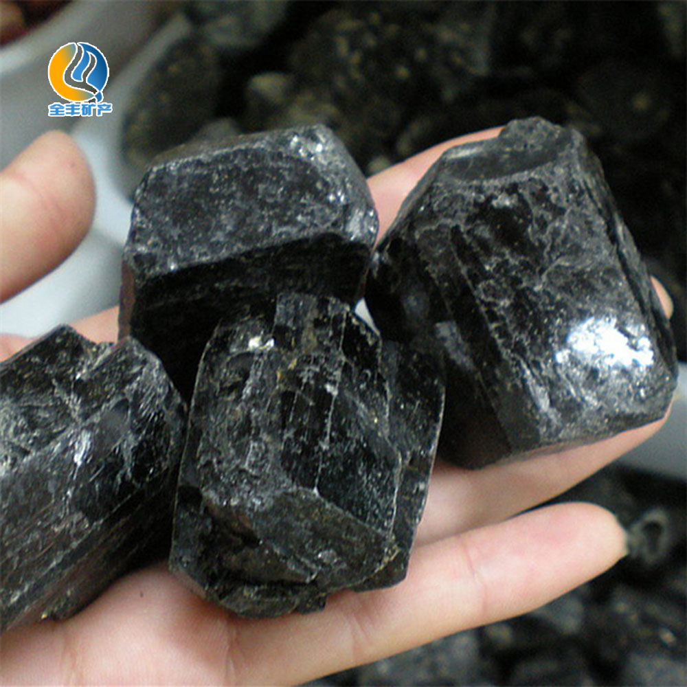 CAF2:60%-98%MIN Price Of Natural Rough Tourmaline / Black Rough Tourmaline / Raw Tourmaline for sale