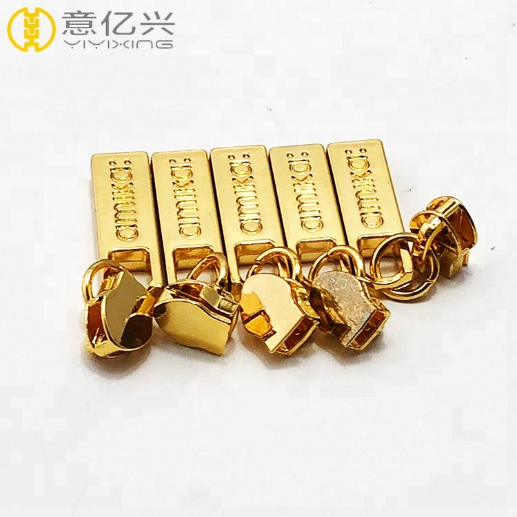 YYX-SA097 Fashion brass zipper metal sprinkler head zipper puller