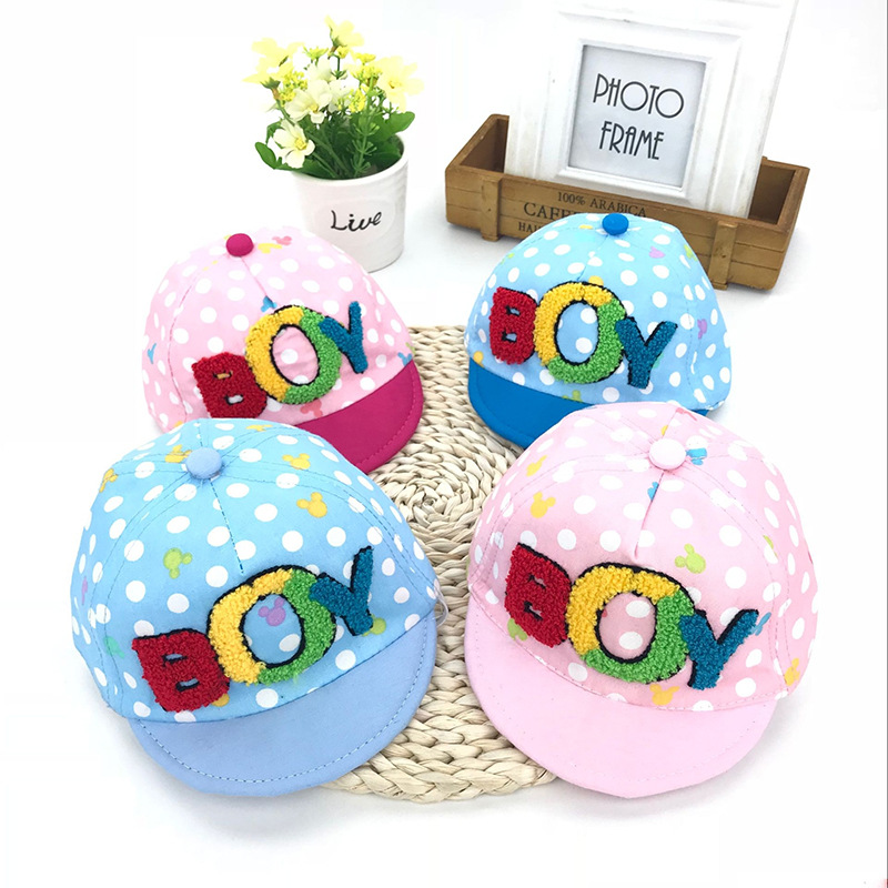 new baby cap breathable child embroidered girl boy sun hat for sale