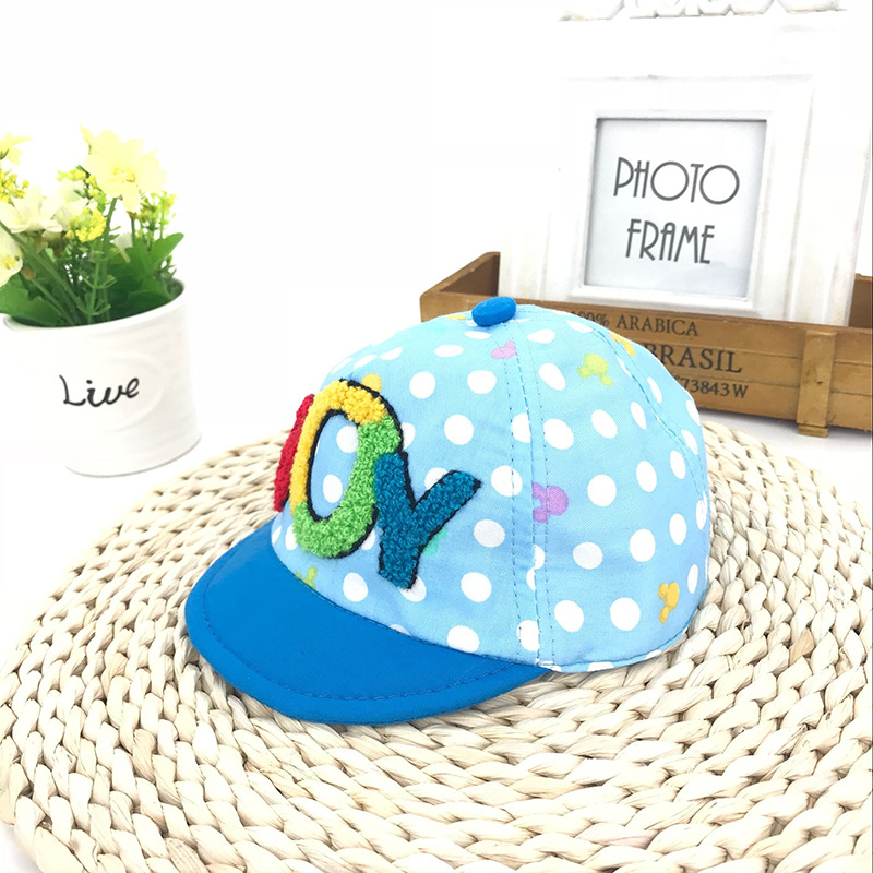new baby cap breathable child embroidered girl boy sun hat for sale