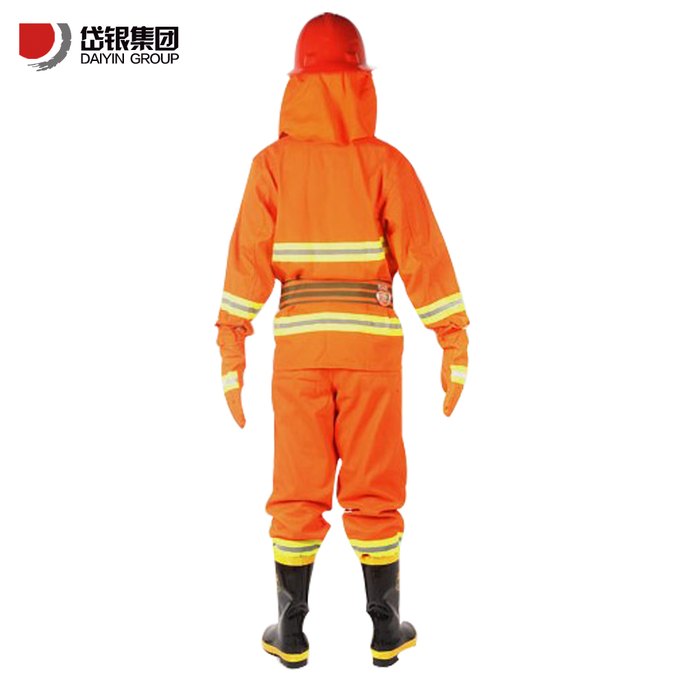 spring summer autumn winter fluorescent yellow/black reflective first-aid fire safety inspection flame ratardant clothing on Sale