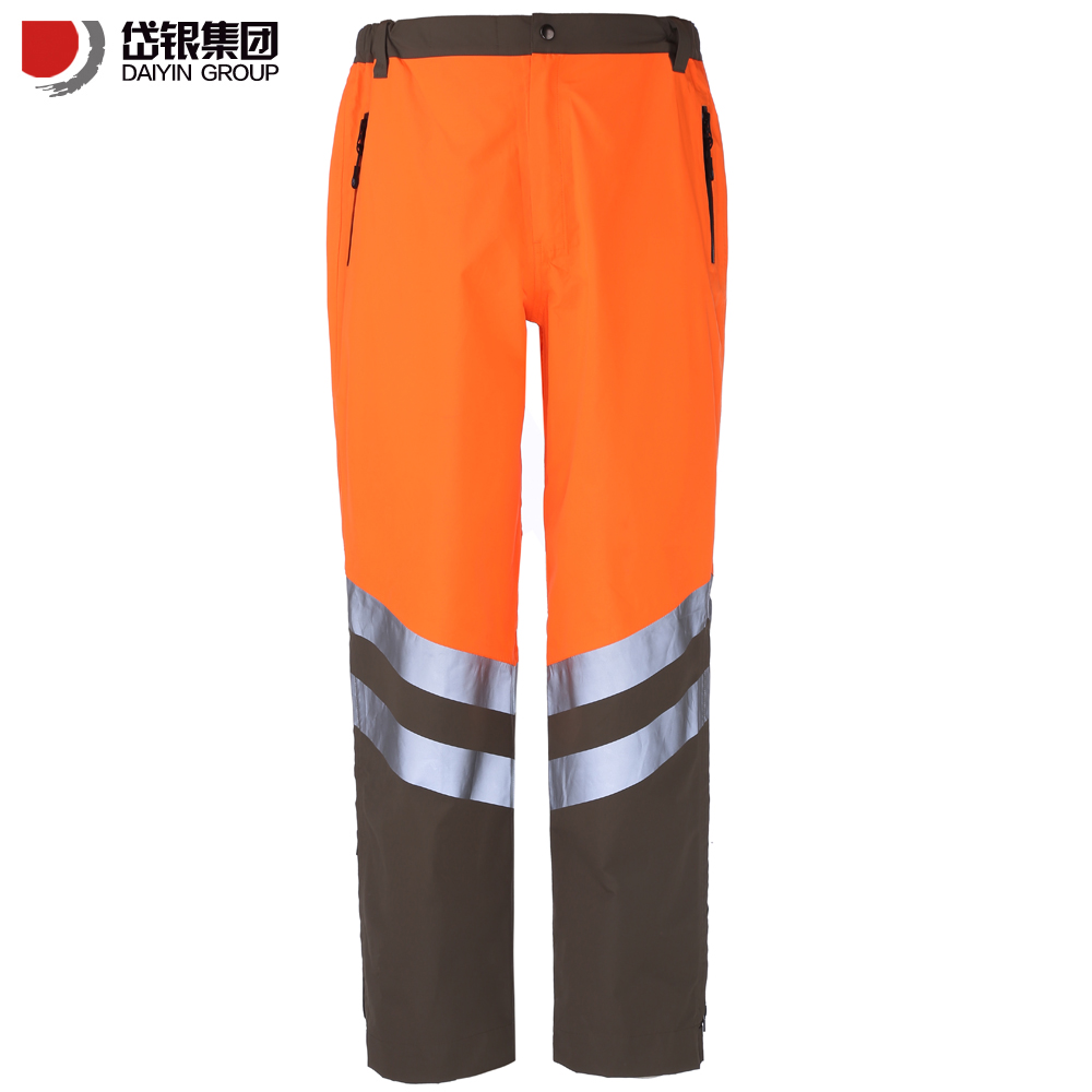 dust-proof oil and gas reflective tape waterproof work mens cargo pants on Sale