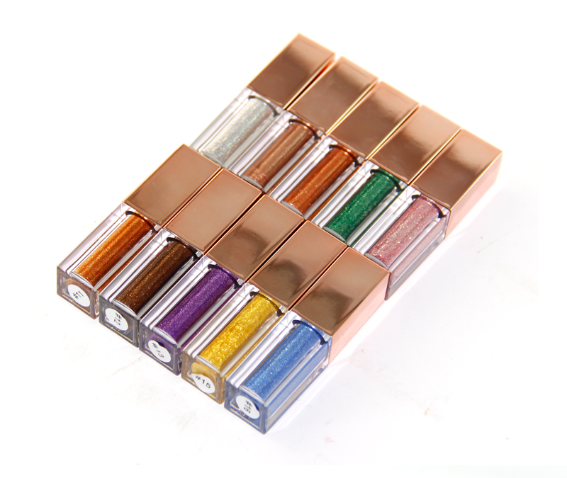 LOW MOQ 100PCS Make Your Own Private Label Wholesale Liquid Eyeshadow Glitter for sale